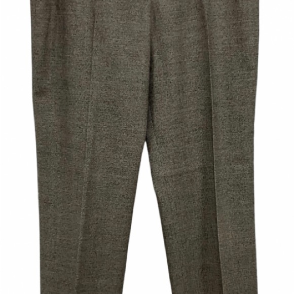 Escada Brown Twill Wool Pants Size 40 - Picture 4 of 4